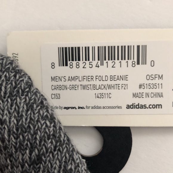 ADIDAS MEN’S AMPLIFIER FOLD BEANIE - Picture 5 of 7